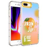Elfia iPhone 8 Plus ile Uyumlu Sert Silikon Desenli Kamera Korumalı Kılıf, Korn No3