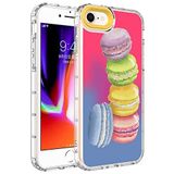 Elfia iPhone SE 2020 ile Uyumlu Sert Silikon Desenli Kamera Korumalı Kılıf, Korn No12
