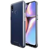 Elfia Samsung Galaxy A10S ile Uyumlu Şeffaf Tank Kamera Lens ve Darbe Korumalı Sert Silikon Kılıf, Gard