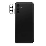 Elfia Samsung Galaxy A13 5G ile Uyumlu Kamera Lens Koruyucusu 3D Temperli Cam Koruma Siyah