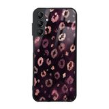 Elfia Samsung Galaxy A14 5G ile Uyumlu Kılıf Desenli Kamera Lens Korumalı Mat Silikon İnce Kapak Lusi Pembe Leopar
