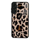 Elfia Samsung Galaxy A16 ile Uyumlu Kılıf Desenli Kamera Lens Korumalı Mat Silikon İnce Kapak Lusi Leopar