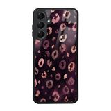 Elfia Samsung Galaxy A16 ile Uyumlu Kılıf Desenli Kamera Lens Korumalı Mat Silikon İnce Kapak Lusi Pembe Leopar