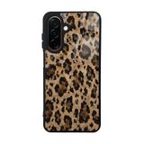 Elfia Samsung Galaxy A26 ile Uyumlu Kılıf Desenli Kamera Lens Korumalı Mat Silikon İnce Kapak Lusi Kahve Leopar