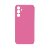 Elfia Samsung Galaxy A35 ile Uyumlu Kılıf Silikon Mat Pastel Renkli Yumuşak Parmak İzi Bırakmayan İnce Kapak Biy Açık Pembe