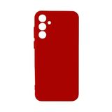 Elfia Samsung Galaxy A35 ile Uyumlu Kılıf Silikon Mat Pastel Renkli Yumuşak Parmak İzi Bırakmayan İnce Kapak Biy Kırmızı