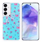 Elfia Samsung Galaxy A35 ile Uyumlu Silikon Darbe Korumalı Desenli Airbag Kılıf, Hadr Kelebek