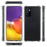 Elfia Samsung Galaxy A54 ile Uyumlu Şeffaf Silikon AntiShock Darbe Korumalı Kılıf, Şeffaf