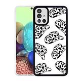 Elfia Samsung Galaxy A71 ile Uyumlu Desenli Kamera Lens Korumalı Silikon Kılıf, Hat No5