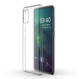 Elfia Samsung Galaxy A71 ile Uyumlu Kılıfı Şeffaf Silikon Ultra İnce Tarz Kapak Süper