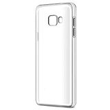 Elfia Samsung Galaxy A8 2016 ile Uyumlu Kılıfı Şeffaf Silikon Ultra İnce Tarz Kapak Süper