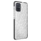 Elfia Samsung Galaxy ile Uyumlu A71 ile Uyumlu Silikon Mat Renkli Kamera Lens Korumalı Airbag Kılıf, Buzz Siyah