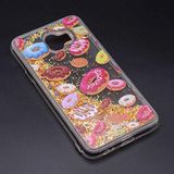 Elfia Samsung Galaxy J4 ile Uyumlu Silikon Simli Sıvılı Kılıf, Marsh No1