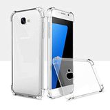 Elfia Samsung Galaxy J4 Plus ile Uyumlu Şeffaf Silikon AntiShock Darbe Korumalı Kılıf, Şeffaf