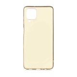 Elfia Samsung Galaxy M12 ile Uyumlu Kılıfı Silikon Mat Renkli Parmak İzi Bırakmayan Yumuşak İnce Kapak Prem Gold