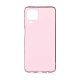 Elfia Samsung Galaxy M12 ile Uyumlu Kılıfı Silikon Mat Renkli Parmak İzi Bırakmayan Yumuşak İnce Kapak Prem Rose Gold
