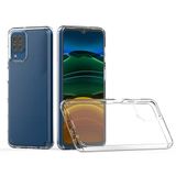 Elfia Samsung Galaxy M12 ile Uyumlu Şeffaf Sert Silikon Darbe ve Kamera Lens Korumalı Tank Kılıf, Coss Renksiz