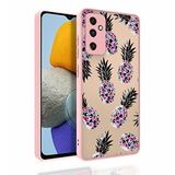 Elfia Samsung Galaxy M23 ile Uyumlu Parlak Desenli Kamera Korumalı Sert Silikon Kılıf, Nora No1