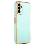 Elfia Samsung Galaxy M23 ile Uyumlu Silikon Mat Pastel Renkli Kamera Korumalı Kılıf, Bark Mavi Açık