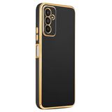 Elfia Samsung Galaxy M23 ile Uyumlu Silikon Mat Pastel Renkli Kamera Korumalı Kılıf, Bark Siyah
