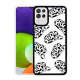 Elfia Samsung Galaxy M32 ile Uyumlu Desenli Kamera Lens Korumalı Silikon Kılıf, Hat No5