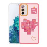 Elfia Samsung Galaxy S20 FE ile Uyumlu Desenli Kamera Lens Korumalı Silikon Kılıf, Love Story No2