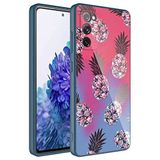 Elfia Samsung Galaxy S20 FE ile Uyumlu İç Kısım Kadife Kamara Korumalı Desenli Sert Silikon Kılıf, Epoksi No3