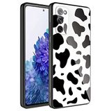 Elfia Samsung Galaxy S20 FE ile Uyumlu İç Kısım Kadife Kamara Korumalı Desenli Sert Silikon Kılıf, Epoksi No7