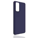Elfia Samsung Galaxy S20 FE ile Uyumlu Kılıf Silikon Mat Pastel Renkli Yumuşak Parmak İzi Bırakmayan İnce Kapak Biy Lacivert