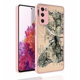 Elfia Samsung Galaxy S20 FE ile Uyumlu Parlak Desenli Kamera Korumalı Sert Silikon Kılıf, Nora No4