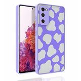 Elfia Samsung Galaxy S20 FE ile Uyumlu Parlak Desenli Kamera Korumalı Sert Silikon Kılıf, Nora No6