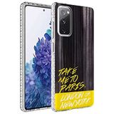 Elfia Samsung Galaxy S20 FE ile Uyumlu Silikon Desenli Darbe Korumalı Airbag Kılıf, Elegans No3