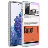 Elfia Samsung Galaxy S20 FE ile Uyumlu Silikon Desenli Darbe Korumalı Airbag Kılıf, Elegans No6