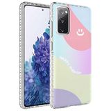 Elfia Samsung Galaxy S20 FE ile Uyumlu Silikon Desenli Darbe Korumalı Airbag Kılıf, Elegans No7