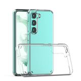 Elfia Samsung Galaxy S23 Plus ile Uyumlu Şeffaf Sert Silikon Darbe ve Kamera Lens Korumalı Tank Kılıf, Coss Renksiz