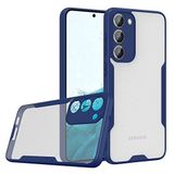 Elfia Samsung Galaxy S23 Plus ile Uyumlu Silikon Kılıf Şeffaf Kamera Lens Korumalı Yumuşak İnce Kapak Parfen Lacivert