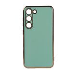 Elfia Samsung Galaxy S23 Plus ile Uyumlu Silikon Mat Pastel Renkli Kamera Korumalı Kılıf, Bark Açık Yeşil