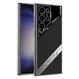 Elfia Samsung Galaxy S23 Ultra ile Uyumlu Kamera Korumalı İnce Sert Kılıf, Siyah