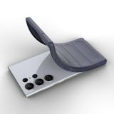 Elfia Samsung Galaxy S23 Ultra ile Uyumlu Kılıf Silikon Yumuşak Kamera Lens Korumalı İçi Kadife Mat Renkli İnce Kapak Etnik Lacivert