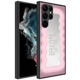 Elfia Samsung Galaxy S23 Ultra ile Uyumlu Parlak Desenli Kamera Korumalı Kılıf, Ayna