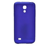 Elfia Samsung Galaxy S4 Mini ile Uyumlu Kılıfı Silikon Mat Renkli Parmak İzi Bırakmayan Yumuşak İnce Kapak Prem Saks Mavi