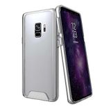 Elfia Samsung Galaxy S9 ile Uyumlu Şeffaf Tank Kamera Lens ve Darbe Korumalı Sert Silikon Kılıf, Gard