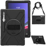 Elfia Samsung Galaxy Tab S8 Ultra SM-X900 X906 X906B X906U X906N ile Uyumlu Kılıf Silikon Ayarlanabilir Standlı Darbe Korumalı Askılı Tank Tablet Kılıfı