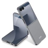 Elfia Samsung Galaxy Z Flip 7 ile Uyumlu Kılıfı Kamera Lens Korumalı Mat Renkli Sert Silikon İnce Kapak Kıpta Gri