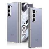Elfia Samsung Galaxy Z Fold 6 ile Uyumlu Kılıfı Kamera Lens Korumalı Metal Tasarımlı İnce Kapak Kıpta Mavi