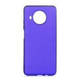 Elfia Xiaomi Mi 10T Lite 5G ile Uyumlu Kılıfı Silikon Mat Renkli Parmak İzi Bırakmayan Yumuşak İnce Kapak Prem Saks Mavi