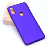 Elfia Xiaomi Mi 8 SE ile Uyumlu Kılıfı Silikon Mat Renkli Parmak İzi Bırakmayan Yumuşak İnce Kapak Prem Saks Mavi