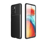 Elfia Xiaomi Poco X3 GT ile Uyumlu Kılıf Silikon Karbon İnce Esnek Lens Korumalı Tarz Mat Parmak İzi Bırakmayan Kapak Negro Siyah
