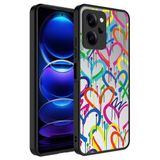 Elfia Xiaomi Poco X5 Pro ile Uyumlu Parlak Desenli Kamera Korumalı Kılıf, Kalp