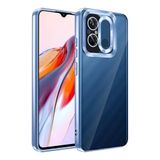 Elfia Xiaomi Redmi 12C ile Uyumlu Şeffaf Silikon Kamera Korumalı Kılıf, Omega Sierra Mavi